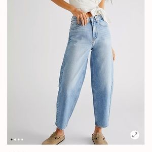 Free People Balloon Carrots Jeans